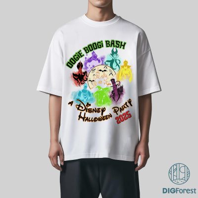 Oogie Boogie Bash 2025 PNG – Nightmare Before Christmas, Disneyland Halloween Party, Spooky Season Design