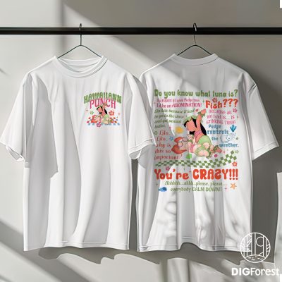 Hawaiian Punch Lilo and Myrtle PNG – Lilo and Stitch Clipart, Magic Kingdom Family Trip, Disneyland Vacation PNG