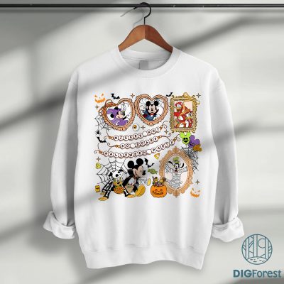 Vintage Mickey’s Not So Scary Halloween Party 2025 PNG – Mickey & Friends, Disneyland Halloween Design