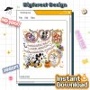 Vintage Mickey’s Not So Scary Halloween Party 2025 PNG – Mickey & Friends, Disneyland Halloween Design