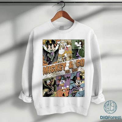 Disney Mickey & Co Halloween PNG – Mickey & Friends Not So Scary Party, Disneyland Halloween Trip Design