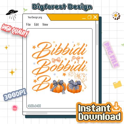 Pumpkin Boo Coquette Bow PNG – Mickey & Minnie Halloween Trick or Treat, Spooky Vibes Fall Design