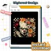 Retro Pennywise IT Killer Halloween PNG – Floral Coquette Horror Movie Shirt, Halloween Characters Design