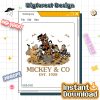 Vintage Mickey & Co Est. 1928 PNG – Mickey & Friends Halloween, Not So Scary Party, Mickey Pumpkin Design