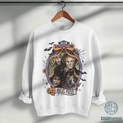 Coquette Bow Hocus Pocus Halloween PNG – It’s Just a Bunch of Hocus Pocus, Sanderson Sisters Witch Trip Design