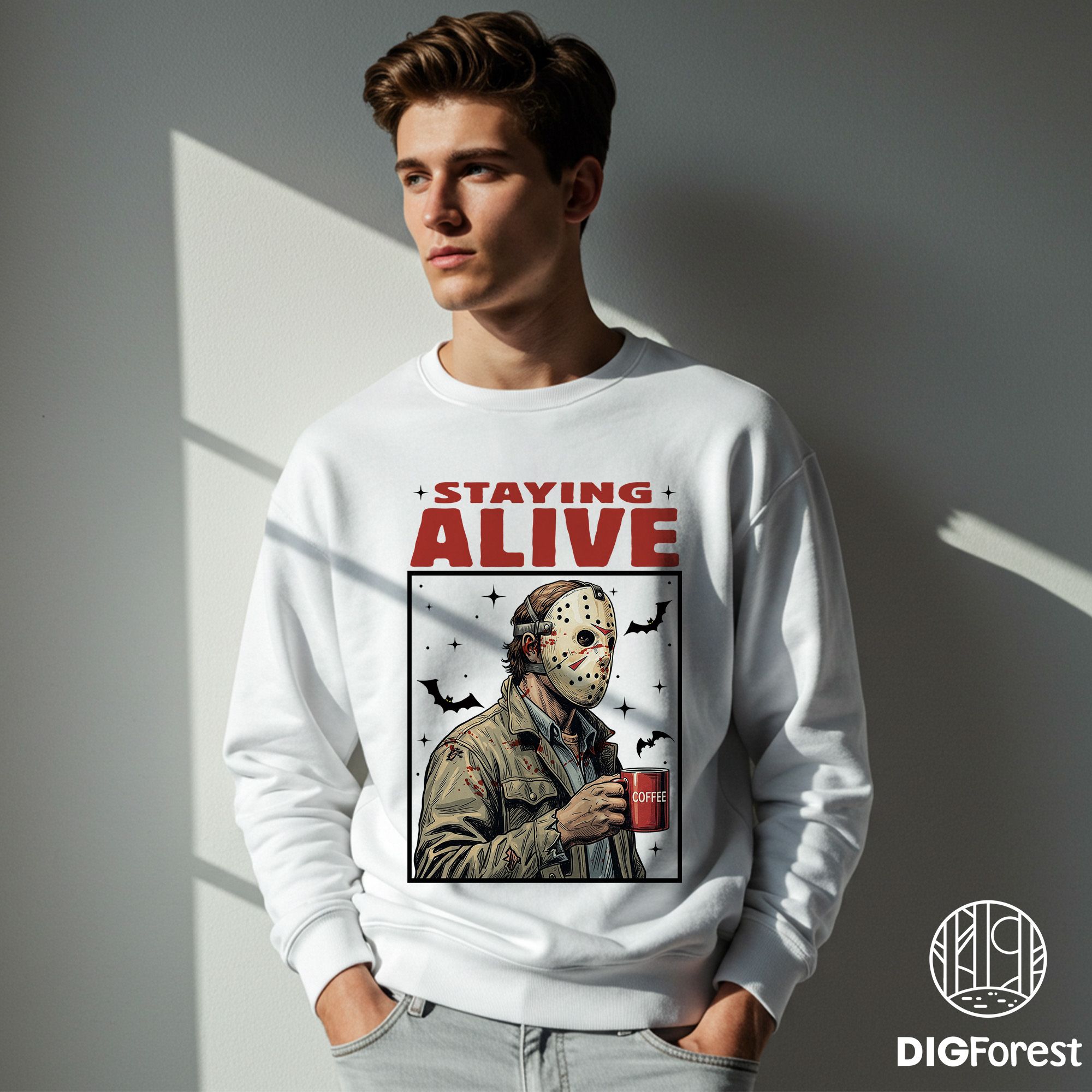 Jason Voorhees Coffee Halloween PNG – Staying Alive Spooky Caffeine, Horror Coffee Lover Halloween Design Jason Voorhees Coffee Halloween PNG – Staying Alive Spooky Caffeine, Horror Coffee Lover Halloween Design