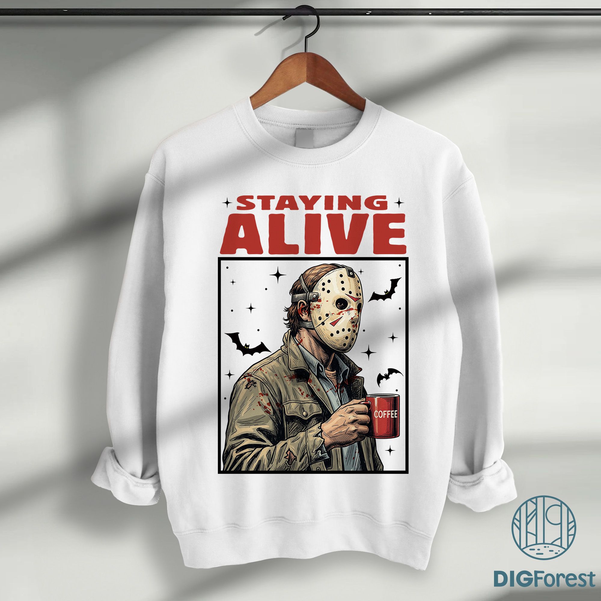 Jason Voorhees Coffee Halloween PNG – Staying Alive Spooky Caffeine, Horror Coffee Lover Halloween Design Jason Voorhees Coffee Halloween PNG – Staying Alive Spooky Caffeine, Horror Coffee Lover Halloween Design