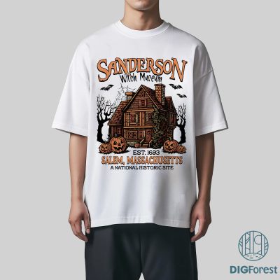 Sanderson Witch Museum PNG | Hocus Pocus Halloween 2025 PNG | Sanderson Sisters Spooky Season PNG