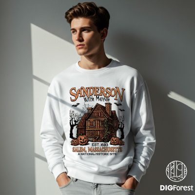 Sanderson Witch Museum PNG | Hocus Pocus Halloween 2025 PNG | Sanderson Sisters Spooky Season PNG