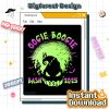 Vintage Oogie Boogie Bash PNG – Disneyland Halloween, Oogie Boogie Man, Nightmare Before Christmas Design