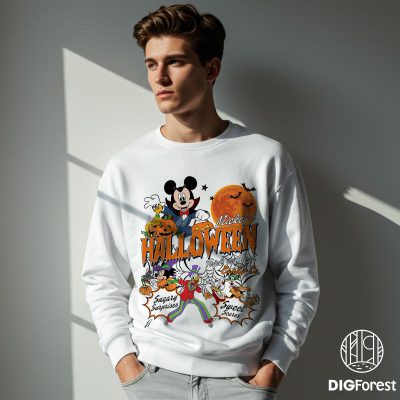 Disney Mickey Witch Halloween PNG – Trick or Treat, Spooky Vibes, Not So Scary Party, Disneyland Trip Design