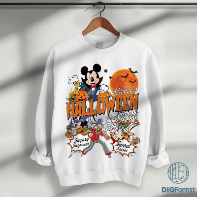 Disney Mickey Witch Halloween PNG – Trick or Treat, Spooky Vibes, Not So Scary Party, Disneyland Trip Design