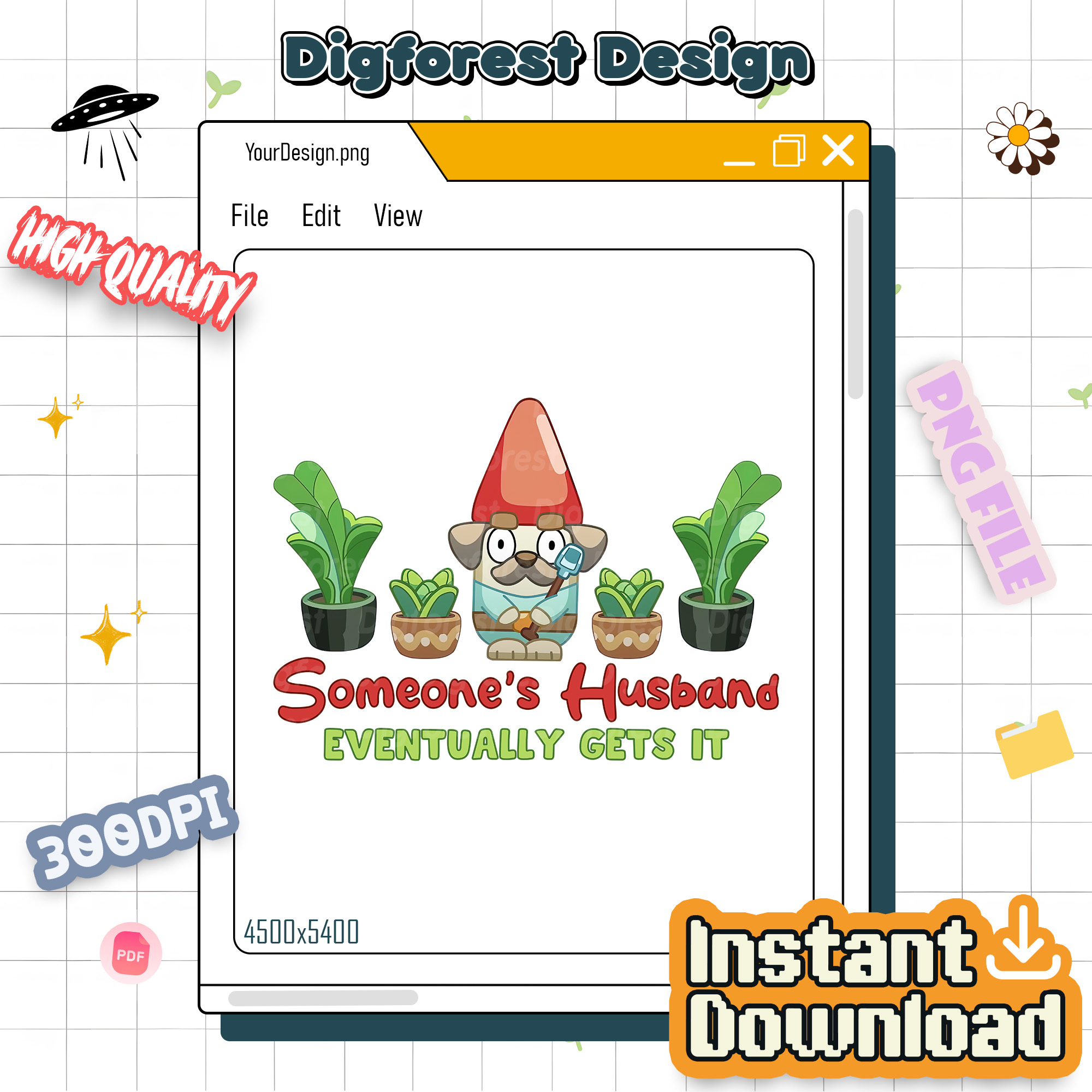 Bluey Someone’s Husband PNG | Heeler Family Shirt | Bluey Muffin Toddler Tee | Funny Bluey Design