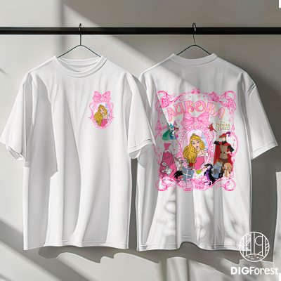 Disneyland Aurora Coquette Bow PNG – Aurora Princess PNG, Princess Coquette PNG, Disneyland Vacation PNG, Magic Kingdom PNG