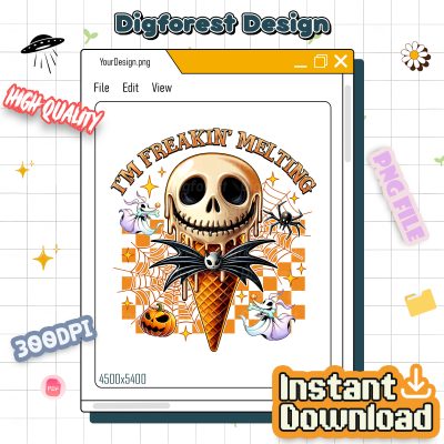 Nightmare Summer PNG – Horror Halloween Thug Life PNG Horror Movie Summer Freaking Melting Ice Cream PNG