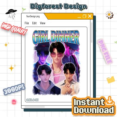 Jinu Demon Hunter Tiger PNG – Fantasy Warrior Beast Slayer Tee | Mythical Samurai Spirit Animal PNG