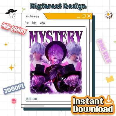 Kpop Demon Hunter – Mystery Concept Art Purple Lightning Fantasy Warrior PNG | Dark Aesthetic Korean Idol PNG