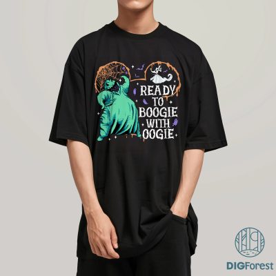 Oogie Boogie Bash PNG – Ready to Boogie Halloween, Nightmare Before Christmas, Disney Trip Outfit 2025 Design