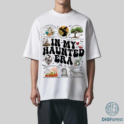 In My Haunted Era PNG – Halloween 2025 Lyrics PNG, Spooky Season PNG, Sweatshirt Gift for Friend PNG