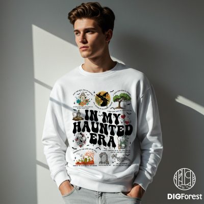 In My Haunted Era PNG – Halloween 2025 Lyrics PNG, Spooky Season PNG, Sweatshirt Gift for Friend PNG