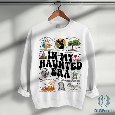 In My Haunted Era PNG – Halloween 2025 Lyrics PNG, Spooky Season PNG, Sweatshirt Gift for Friend PNG