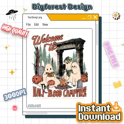 Welcome To The Half-Blood Campfire PNG – Percy Jackson PNG, Camp Half Blood Chronicles PNG, Ghost Book PNG