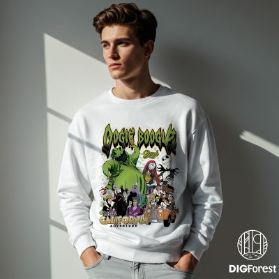 Vintage Oogie Boogie Bash 2025 PNG – Disney Castle, Mickey & Friends Oogie Boogie Man, Halloween Family Matching