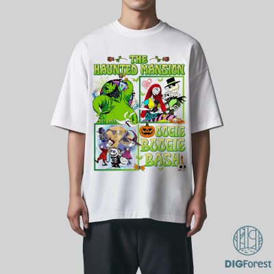 Halloween PNG Sublimation Design – Oogie Boogie Bash PNG, Haunted Mansion PNG, Nightmare Before Christmas