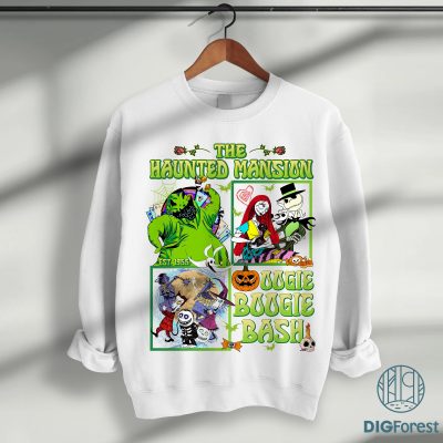 Halloween PNG Sublimation Design – Oogie Boogie Bash PNG, Haunted Mansion PNG, Nightmare Before Christmas