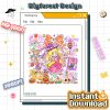 Coquette Bow Super Princess Peach Halloween PNG – Disneyland Halloween PNG, Magic Mirror Ribbon Coquette PNG, Spooky Season PNG