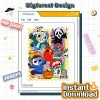 Stitch Halloween Horror PNG – Disney Villain Mashup PNG, Spooky Stitch Costume, Chucky Freddy Ghostface Jason PNG