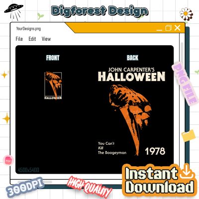 Halloween Michael Myers PNG – Horror Movie PNG, Horror Character PNG, Horror Movie Fan Gift PNG