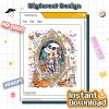 Retro Spooky Mickey & Friends Skeleton Halloween PNG – Mickey Skeleton Coquette PNG, Disney Trip Halloween 2025