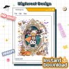 Retro Spooky Mickey & Friends Skeleton Halloween PNG – Donald Skeleton Coquette PNG, Disney Trip Halloween 2025