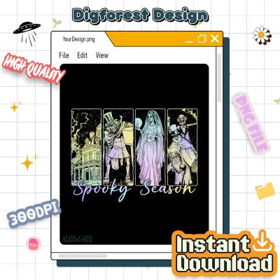 Retro The Haunted Mansion PNG – Madam Leota Hitchhiking Ghosts PNG, Welcome Foolish Mortals PNG