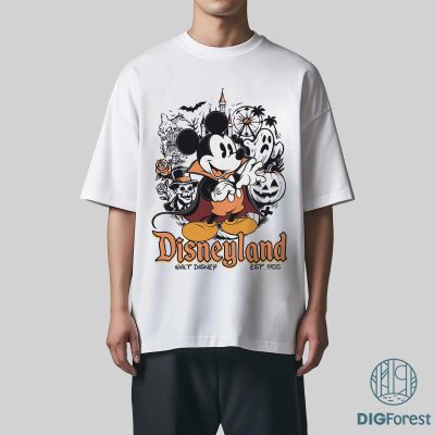 Retro Mickey And Friends Halloween PNG – Walt Disneyland, Not So Scary Halloween Party, Spooky Design