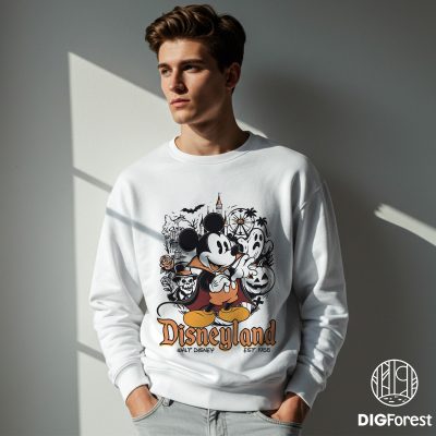 Retro Mickey And Friends Halloween PNG – Walt Disneyland, Not So Scary Halloween Party, Spooky Design