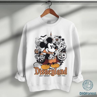 Retro Mickey And Friends Halloween PNG – Walt Disneyland, Not So Scary Halloween Party, Spooky Design