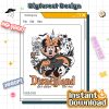Minnie Retro Mickey And Friends Halloween PNG – Walt Disneyland, Mickey’s Not So Scary, Halloween Party Design