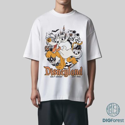 Pluto Retro Mickey And Friends Halloween PNG – Walt Disneyland, Mickey’s Not So Scary, Halloween Party Design