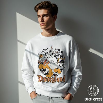 Pluto Retro Mickey And Friends Halloween PNG – Walt Disneyland, Mickey’s Not So Scary, Halloween Party Design