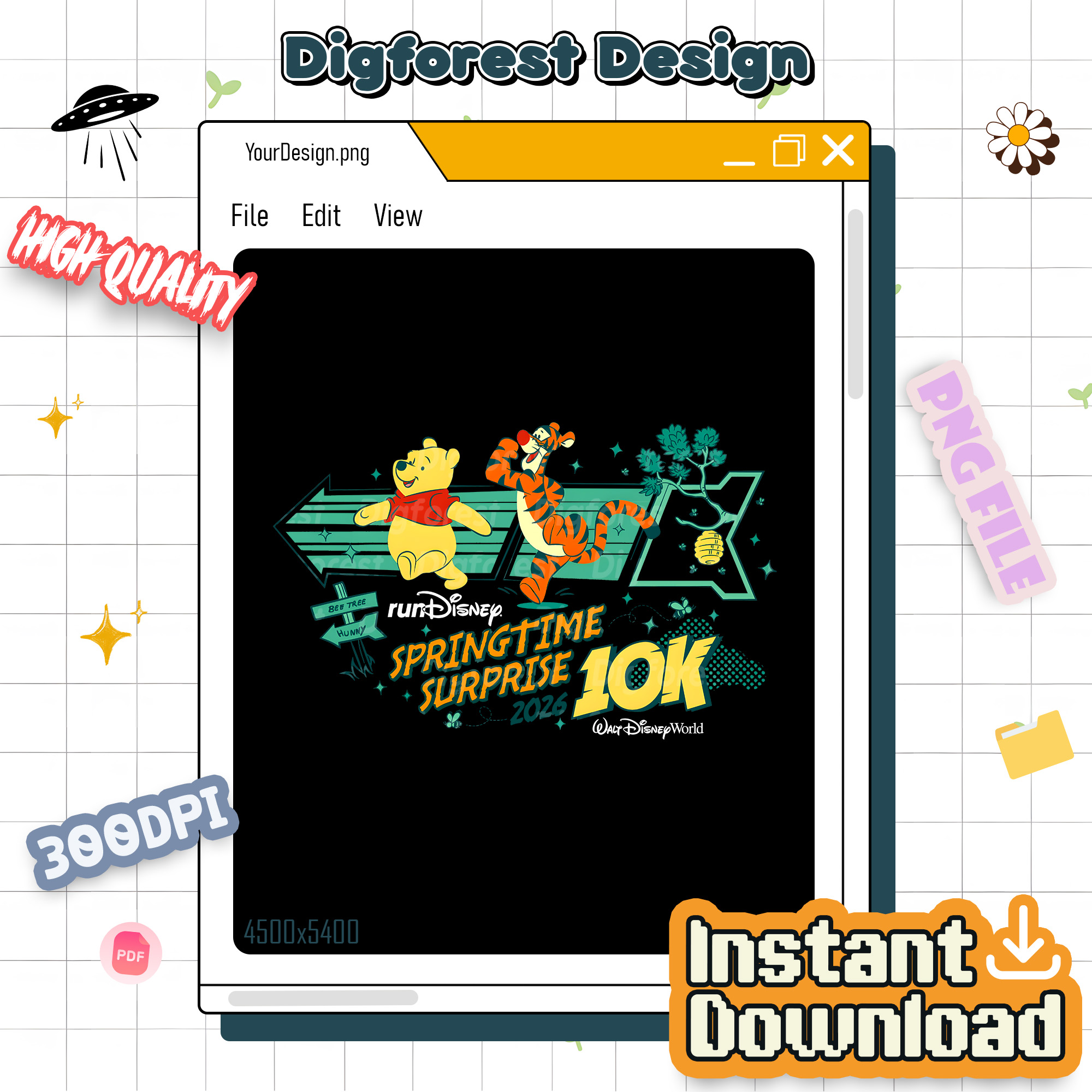 Disneyland Springtime Surprise Weekend 2026 PNG – 5K 10K Half Marathon, Every Mile Is Magic, Disneyland Trip Disneyland Springtime Surprise Weekend 2026 PNG – 5K 10K Half Marathon, Every Mile Is Magic, Disneyland Trip