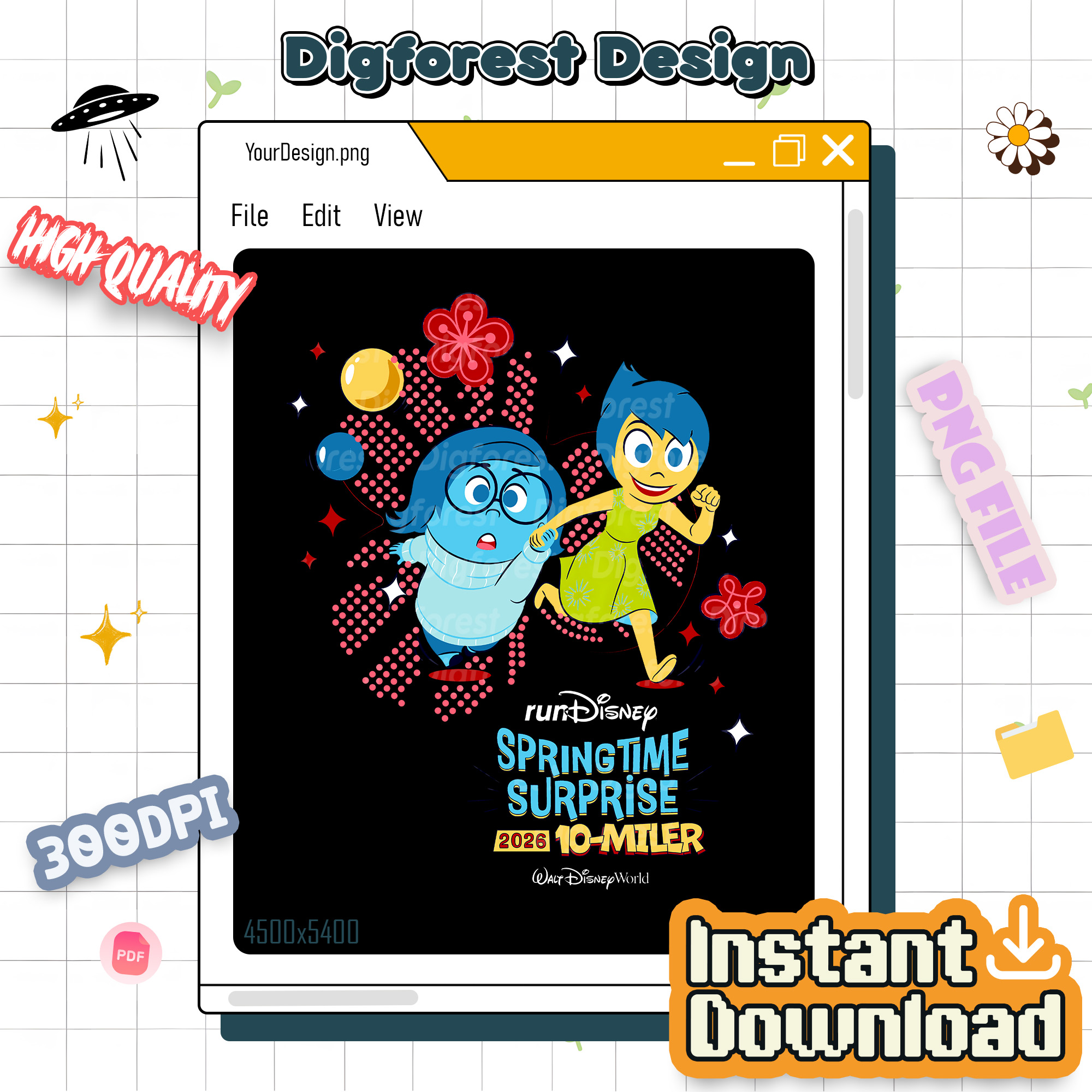 Disneyland Springtime Surprise Weekend 2026 PNG – 5K 10K Half Marathon, Every Mile Is Magic, Disneyland Trip Disneyland Springtime Surprise Weekend 2026 PNG – 5K 10K Half Marathon, Every Mile Is Magic, Disneyland Trip