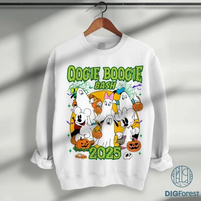 Disney Mickey and Friends Ghost Halloween PNG – Oogie Boogie Bash 2025 PNG, Disneyland Halloween PNG