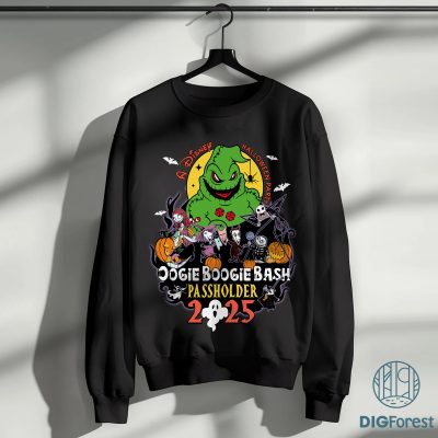 Oogie Boogie Bash 2025 PNG – Disneyland Oogie Boogie PNG, Nightmare Before Christmas PNG