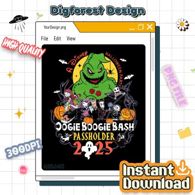 Oogie Boogie Bash 2025 PNG – Disneyland Oogie Boogie PNG, Nightmare Before Christmas PNG