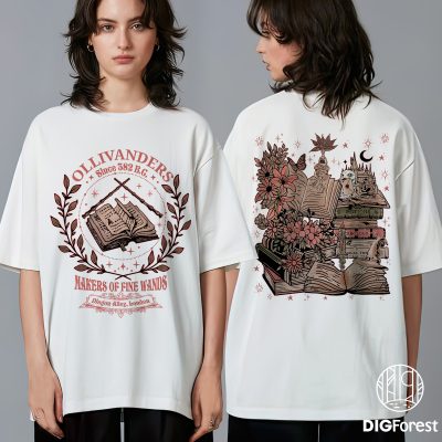 Ollivanders Wand Shop PNG – Vintage Wizard PNG, Magic Book PNG, Potter Fan Gift PNG, Cozy Witchy PNG