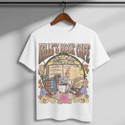 Disney Belle’s Book Cafe Shirt – Tale As Old As Time Tee | Beauty and the Beast 'Get Your Nose Stuck in a Book' Shirt Belle's Book Club 1991 PNG – Tale As Old As Time PNG, Retro Beauty and the Beast PNG, Belle Princess PNG, Book Lover PNG