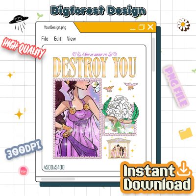 Vintage Disneyland Hercules PNG – His Meg Her Hercules PNG, Couple Matching PNG, Magic Kingdom PNG