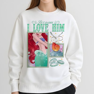 Retro Disney World Ariel Princess PNG – But Daddy I Love Him PNG, Little Mermaid PNG, Elsa Princess Quote PNG, Magical Parks PNG